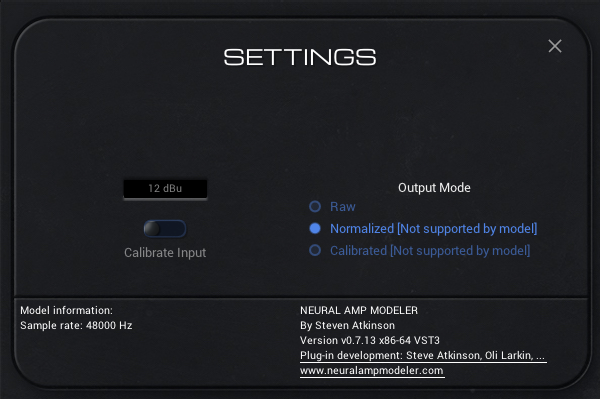 Neural Amp Modeler