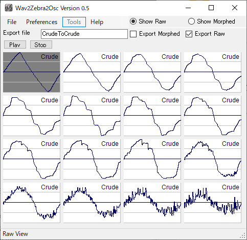 Wav2Zebra2Osc