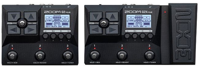 ZOOM G2 FOUR、G2X FOUR